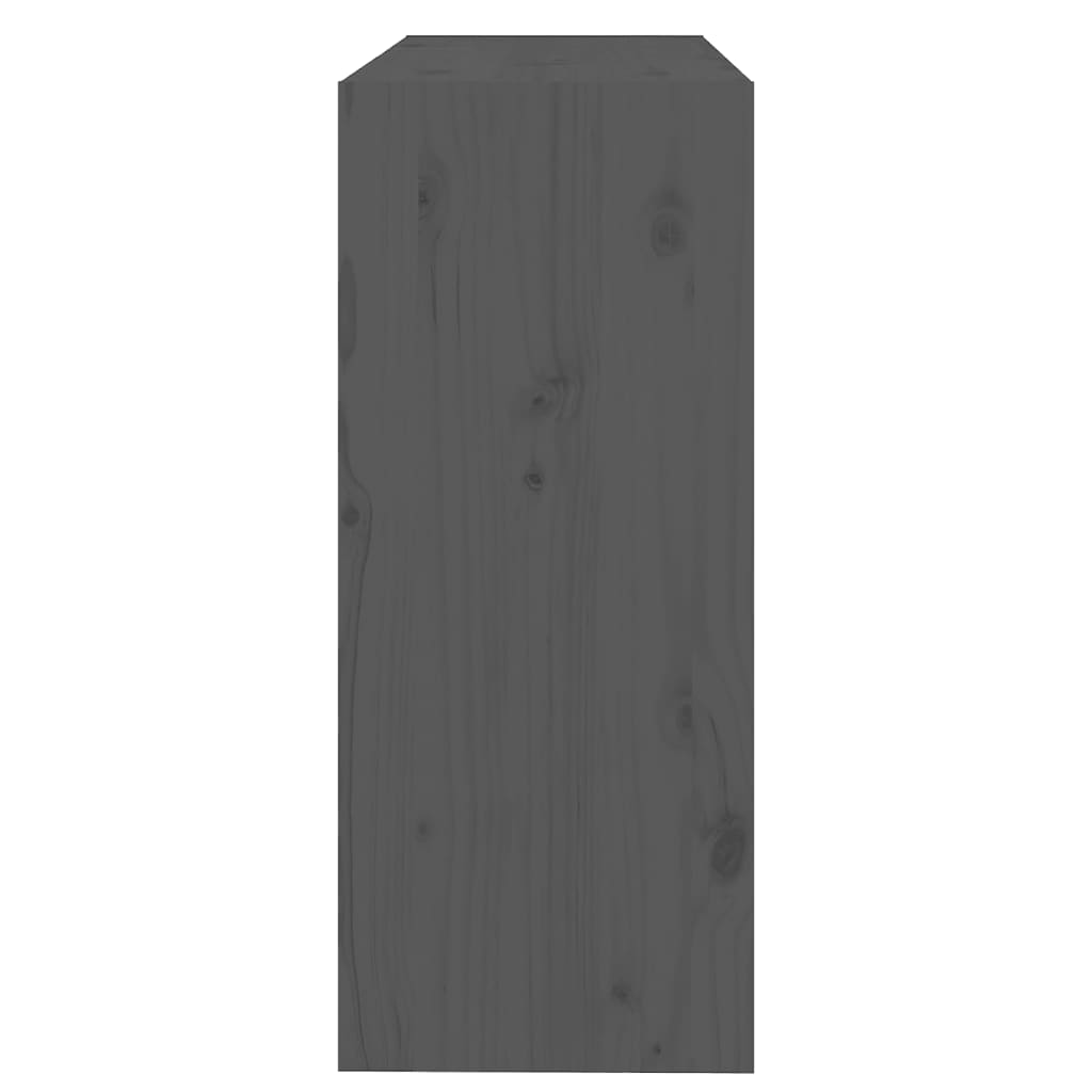 Kirjahylly/tilanjakaja harmaa 80x30x71,5 cm täysi mänty - Sisustajankoti.fi
