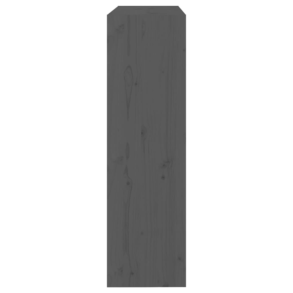 Kirjahylly/tilanjakaja harmaa 80x30x103,5 cm täysi mänty - Sisustajankoti.fi