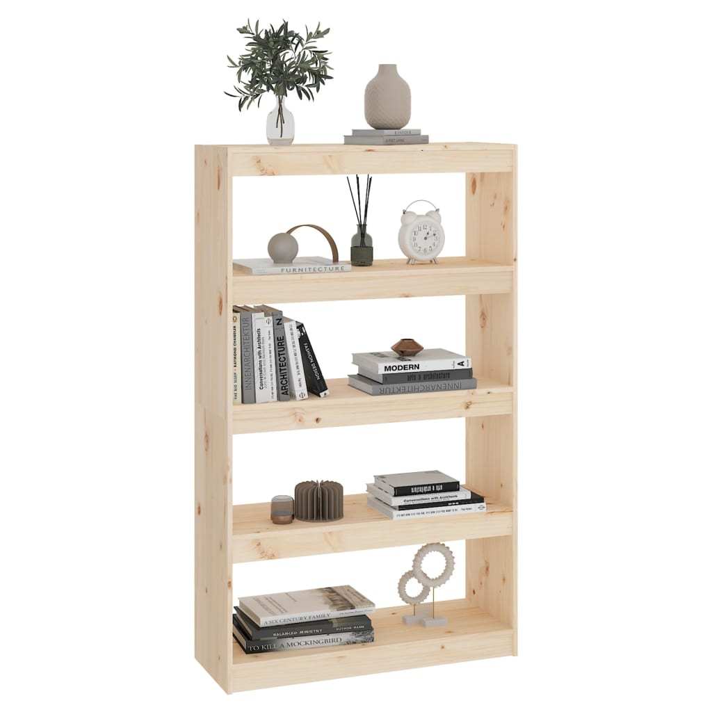 Kirjahylly/tilanjakaja 80x30x135,5 cm täysi mänty - Sisustajankoti.fi