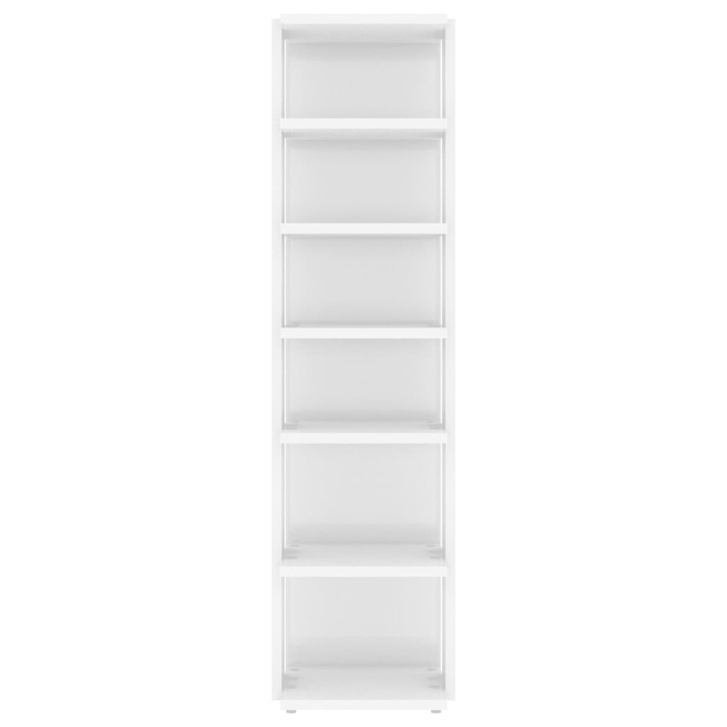 Kenkäkaapit 2 kpl korkeakiilto valkoinen 25x27x102 cm - Sisustajankoti.fi