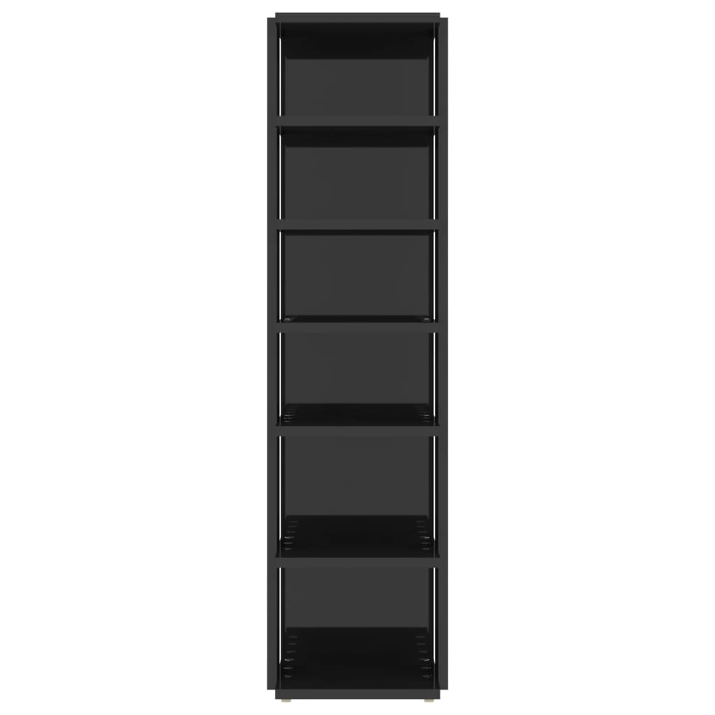 Kenkäkaapit 2 kpl korkeakiilto musta 25x27x102 cm - Sisustajankoti.fi