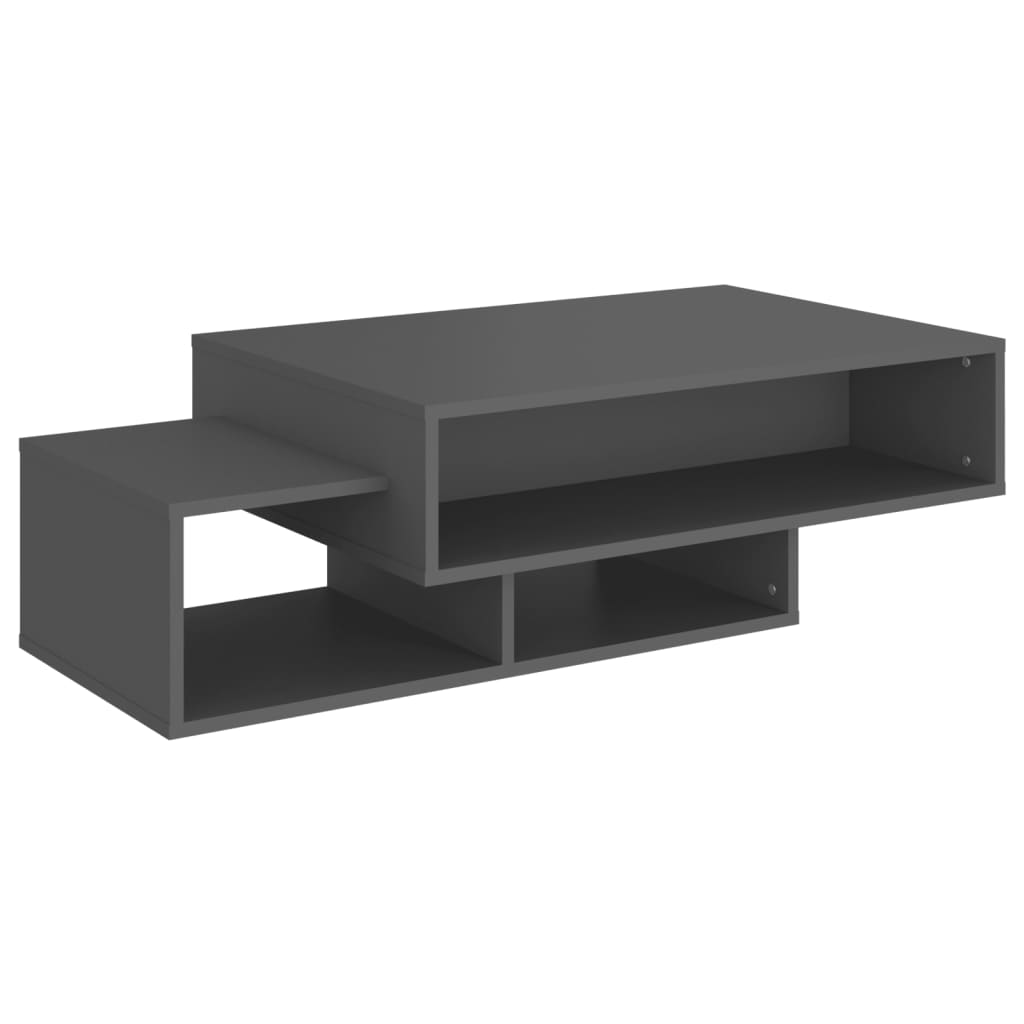 Sohvapöytä harmaa 105x55x32 cm lastulevy - Sisustajankoti.fi