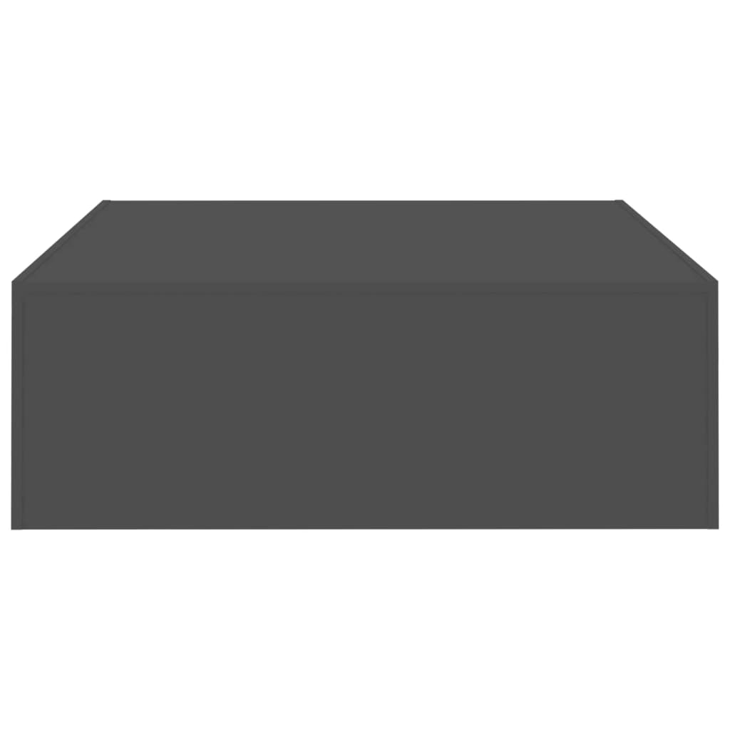 Sohvapöytä harmaa 100x100x35 cm lastulevy - Sisustajankoti.fi