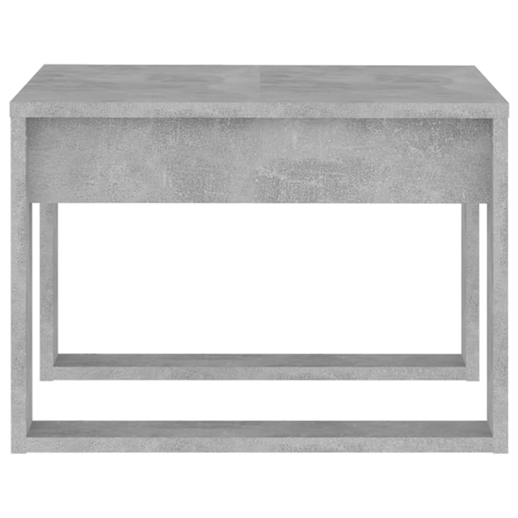 Sivupöytä betoninharmaa 50x50x35 cm lastulevy - Sisustajankoti.fi
