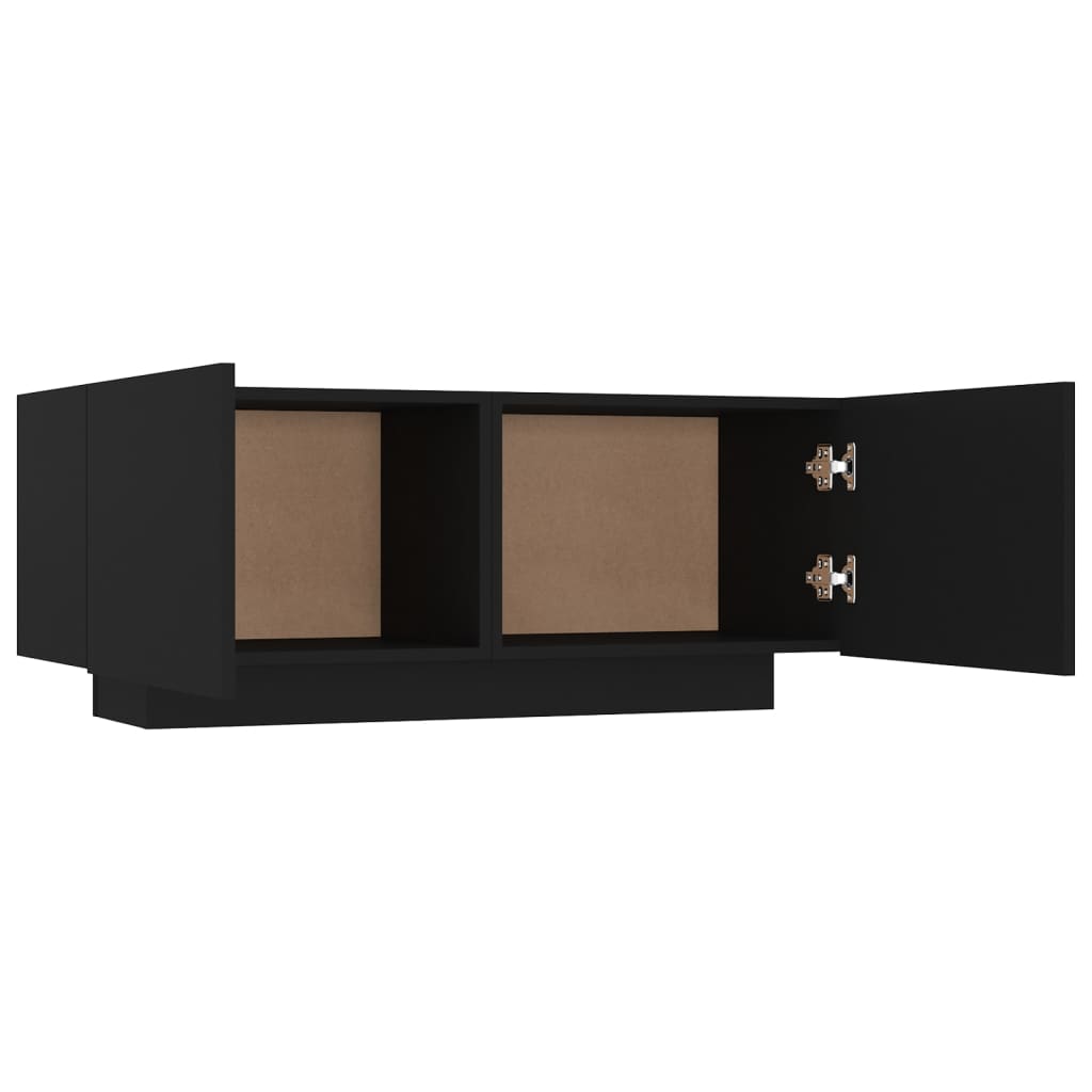 Yöpöytä musta 100x35x40 cm lastulevy - Sisustajankoti.fi