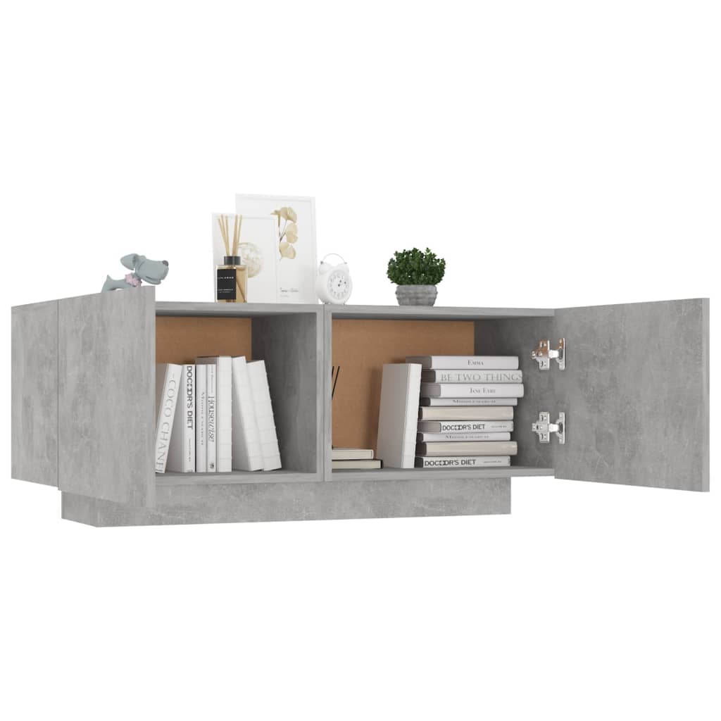 Yöpöytä betoninharmaa 100x35x40 cm lastulevy - Sisustajankoti.fi
