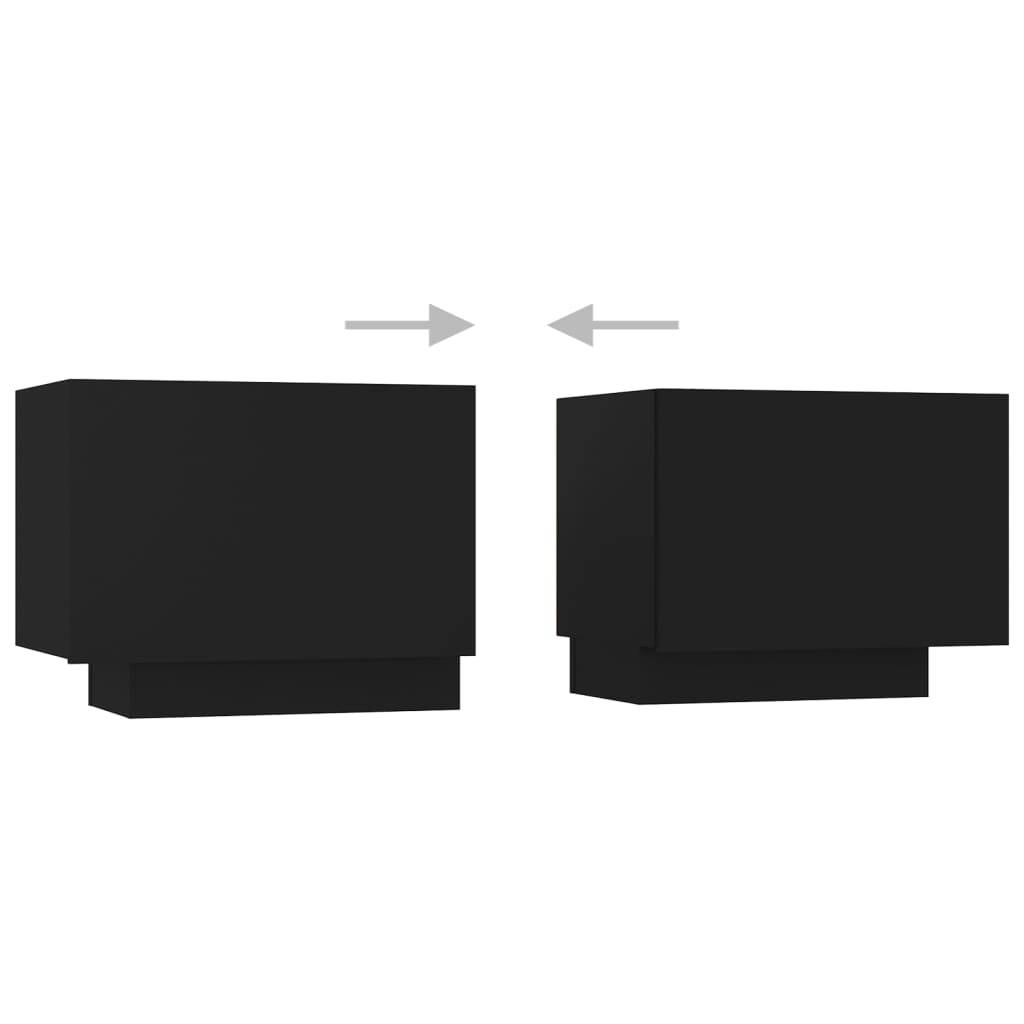 TV-taso LED-valoilla musta 200x35x40 cm - Sisustajankoti.fi
