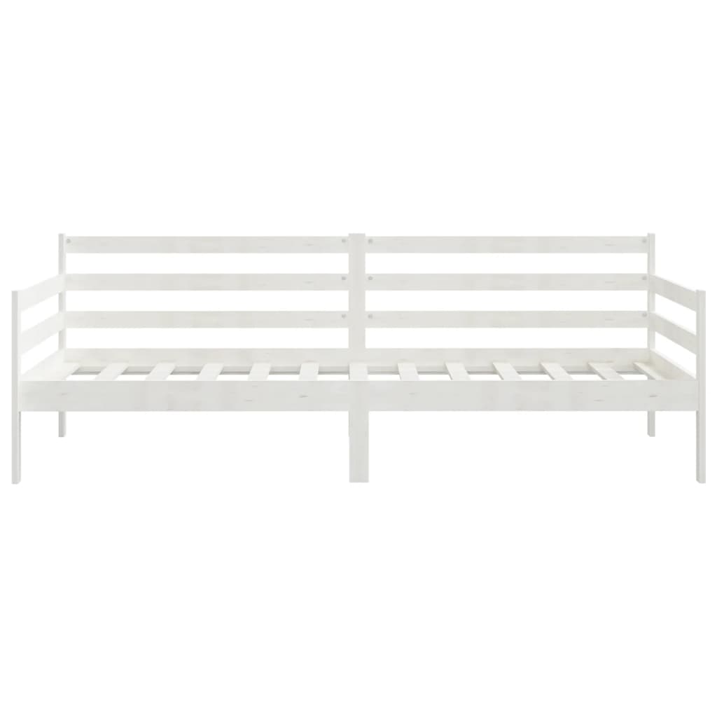 Päivävuode valkoinen täysi mänty 90x200 cm - Sisustajankoti.fi
