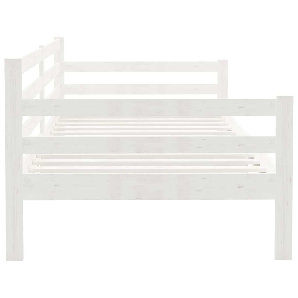 Päivävuode valkoinen täysi mänty 90x200 cm - Sisustajankoti.fi