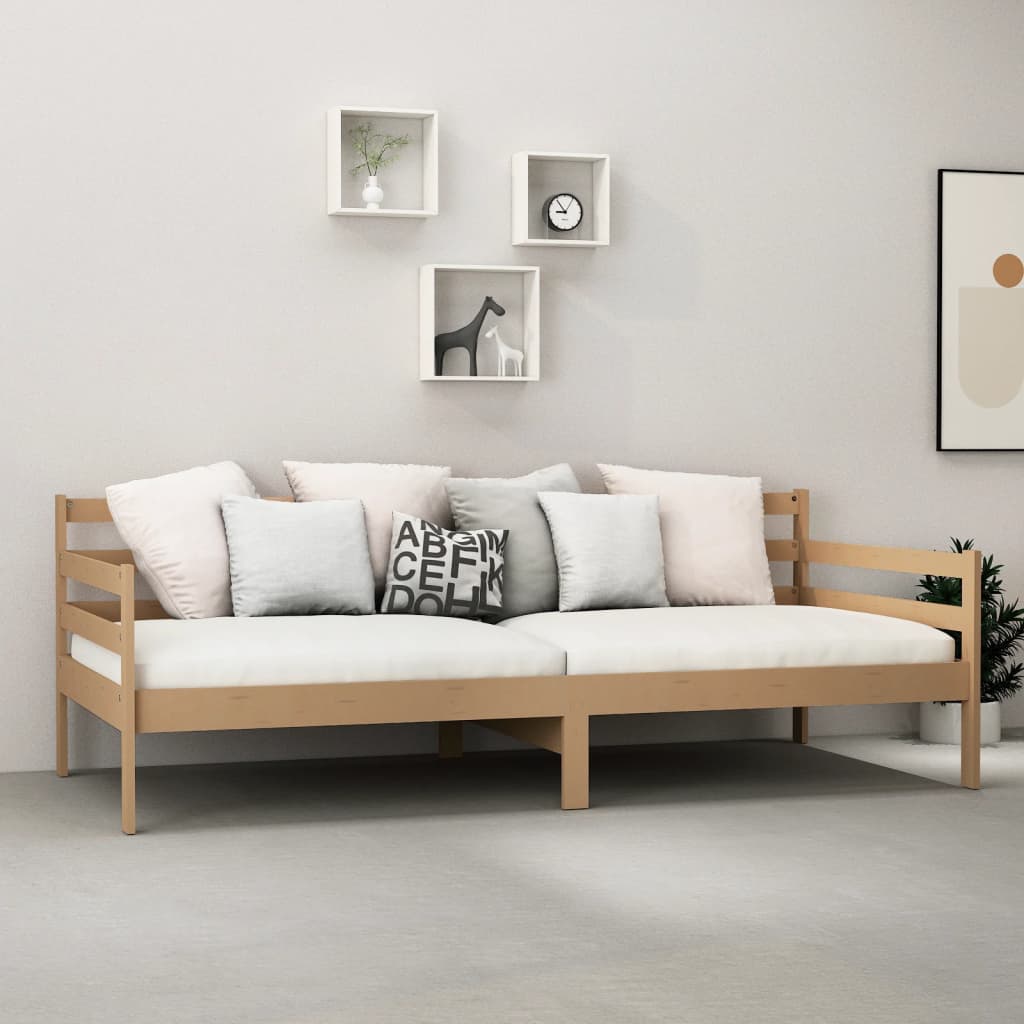 Päivävuode hunajanruskea täysi mänty 90x200 cm - Sisustajankoti.fi
