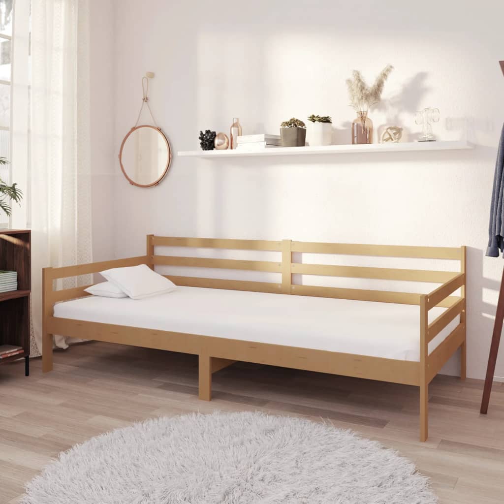 Päivävuode hunajanruskea täysi mänty 90x200 cm - Sisustajankoti.fi