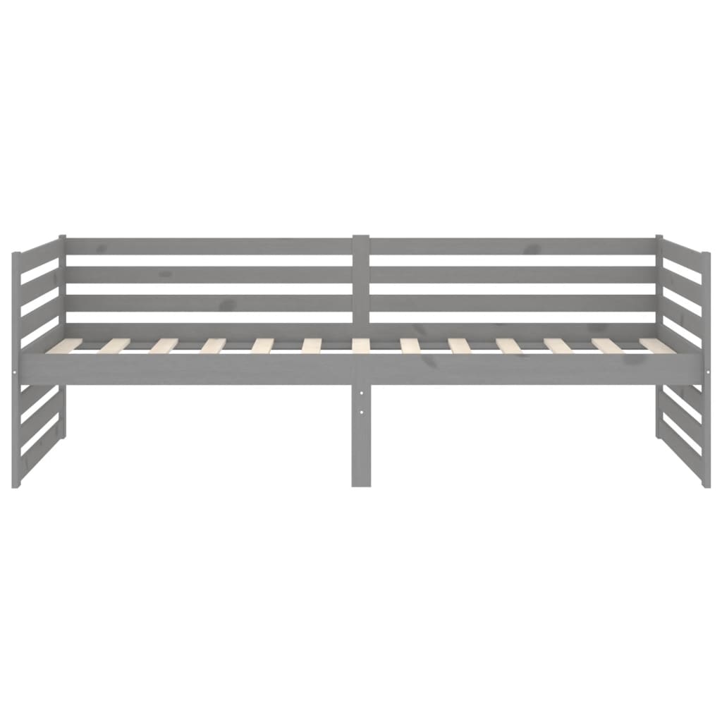 Päivävuode harmaa täysi mänty 90x200 cm - Sisustajankoti.fi