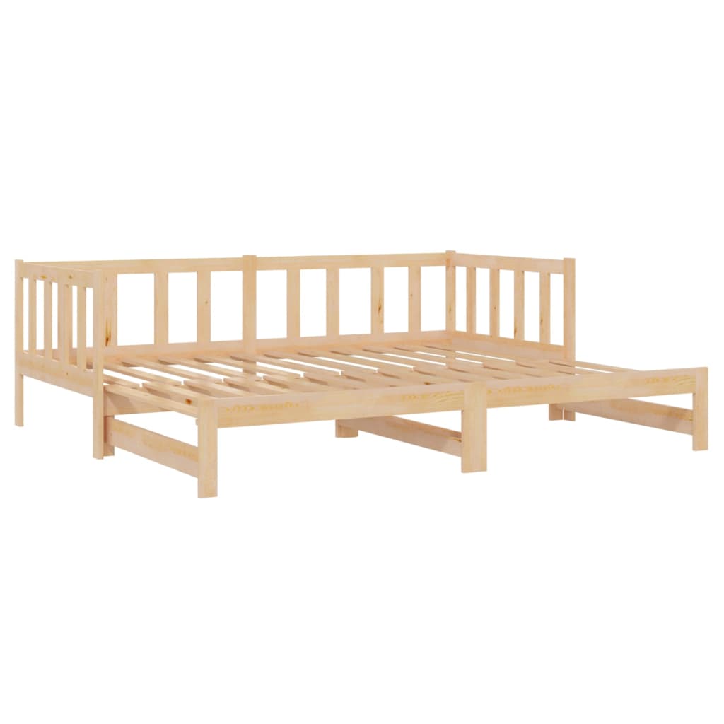 Päivävuode ulosvedettävä täysi mänty 2x (90x200) cm - Sisustajankoti.fi
