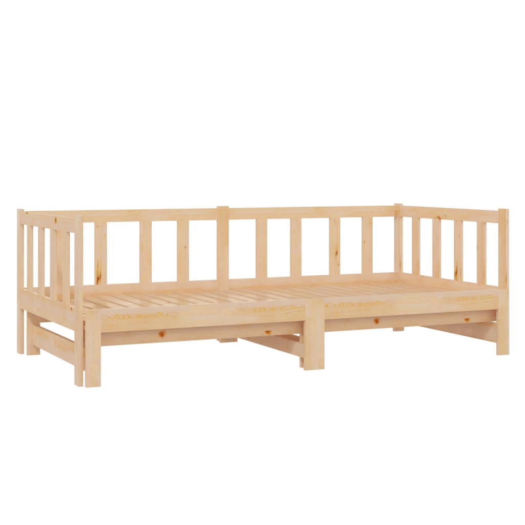 Päivävuode ulosvedettävä täysi mänty 2x (90x200) cm - Sisustajankoti.fi