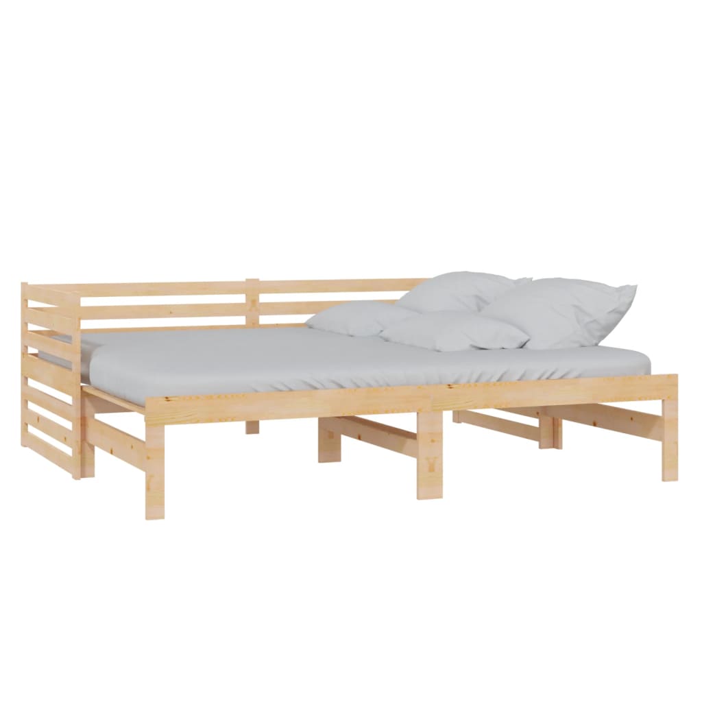 Päivävuode ulosvedettävä täysi mänty 2x (90x200) cm - Sisustajankoti.fi