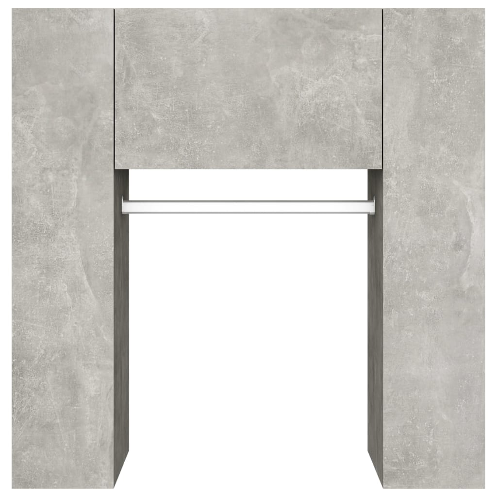Eteisen kaappi betoninharmaa 97,5x37x99 cm tekninen puu - Sisustajankoti.fi