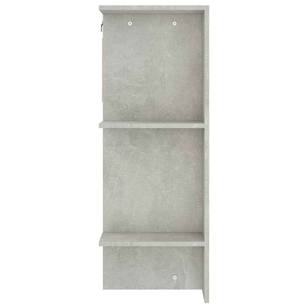 Eteisen kaappi betoninharmaa 97,5x37x99 cm tekninen puu - Sisustajankoti.fi