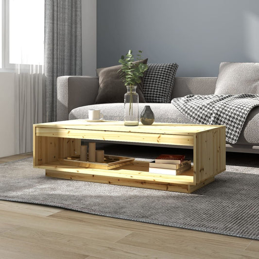 Sohvapöytä 110x50x33,5 cm täysi kuusi - Sisustajankoti.fi