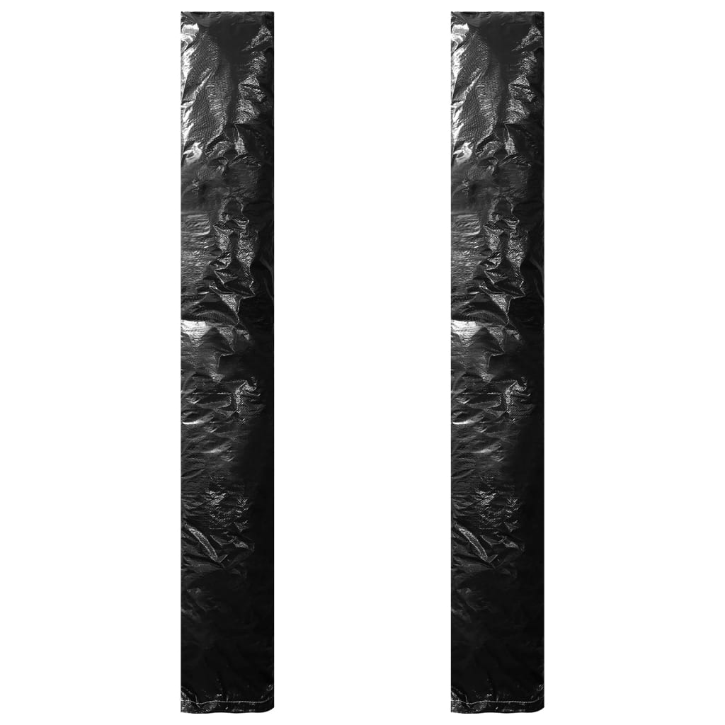 Sateenvarjon suojukset 2 kpl vetoketjulla PE 175 cm - Sisustajankoti.fi
