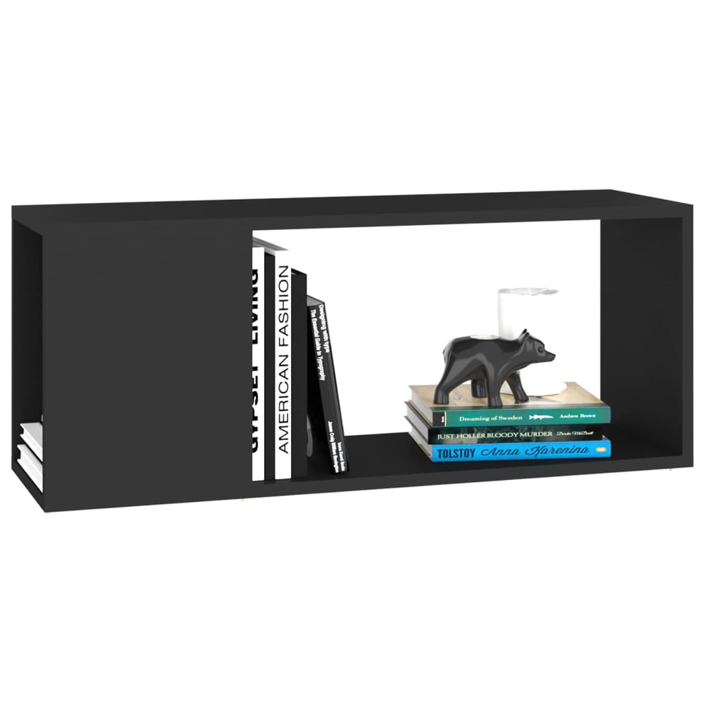 TV-taso musta 80x24x32 cm - Sisustajankoti.fi