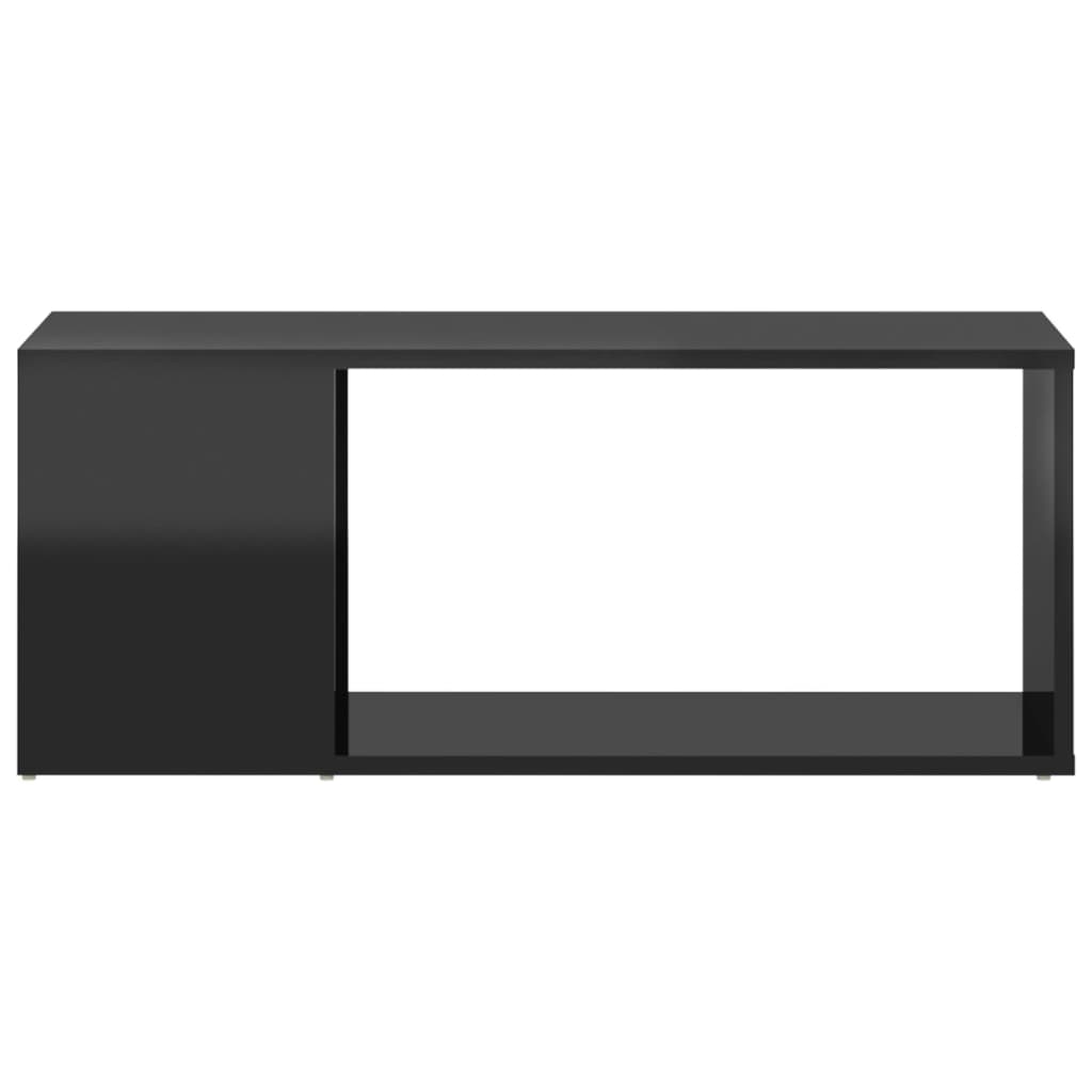 TV-taso korkeakiilto musta 80x24x32 cm - Sisustajankoti.fi