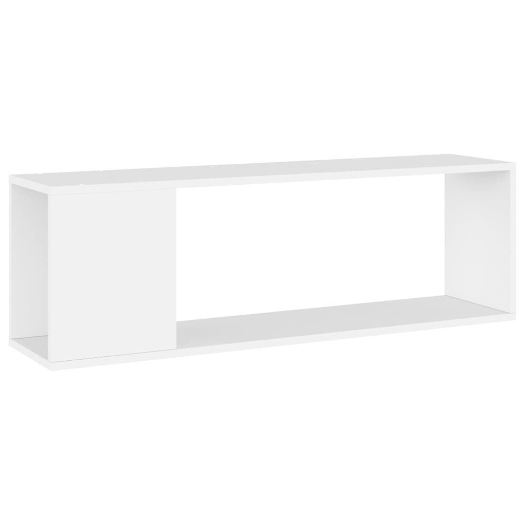 TV-taso valkoinen 100x24x32 cm lastulevy - Sisustajankoti.fi