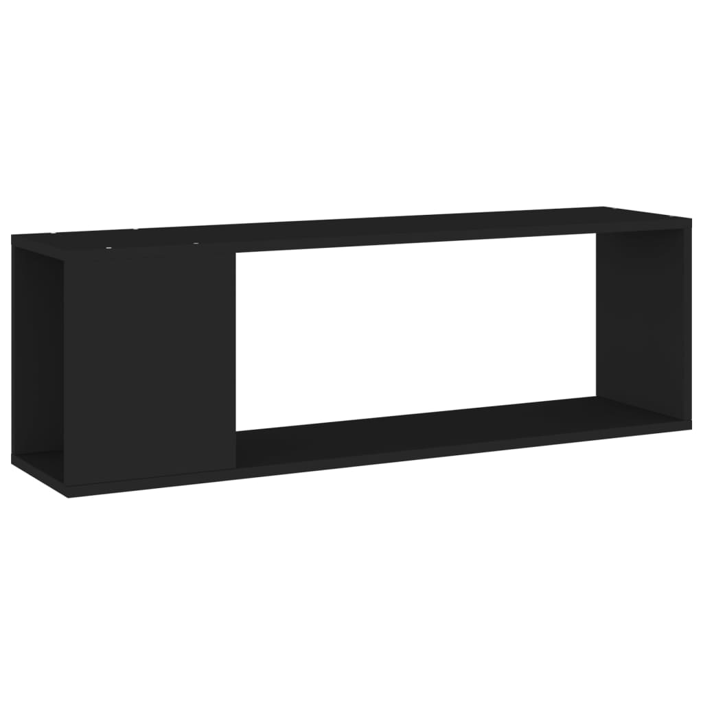TV-taso musta 100x24x32 cm lastulevy - Sisustajankoti.fi