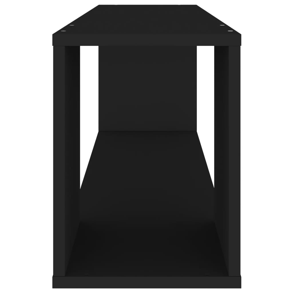 TV-taso musta 100x24x32 cm lastulevy - Sisustajankoti.fi