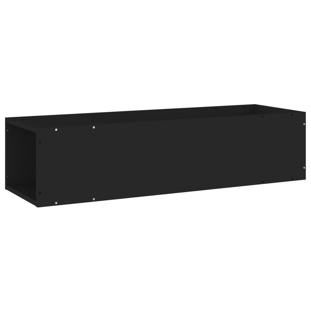 TV-taso musta 100x24x32 cm lastulevy - Sisustajankoti.fi
