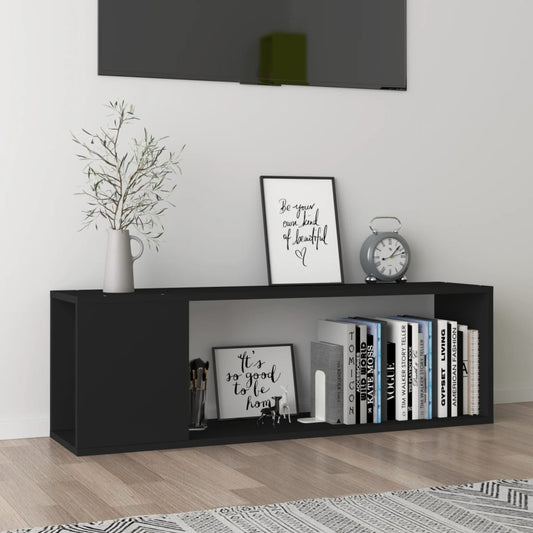 TV-taso musta 100x24x32 cm lastulevy - Sisustajankoti.fi