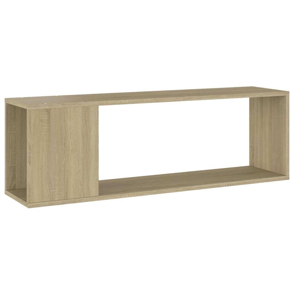 TV-taso Sonoma-tammi 100x24x32 cm lastulevy - Sisustajankoti.fi
