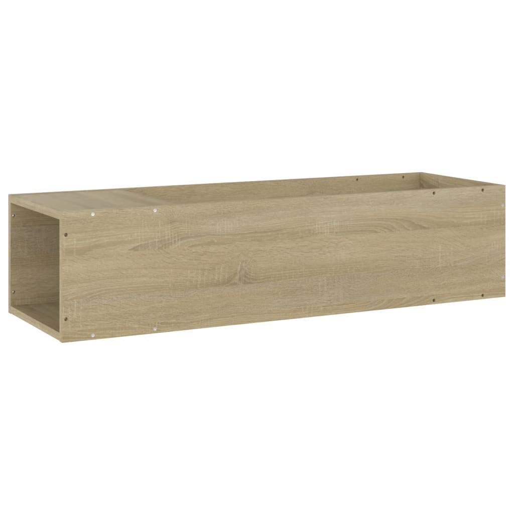 TV-taso Sonoma-tammi 100x24x32 cm lastulevy - Sisustajankoti.fi