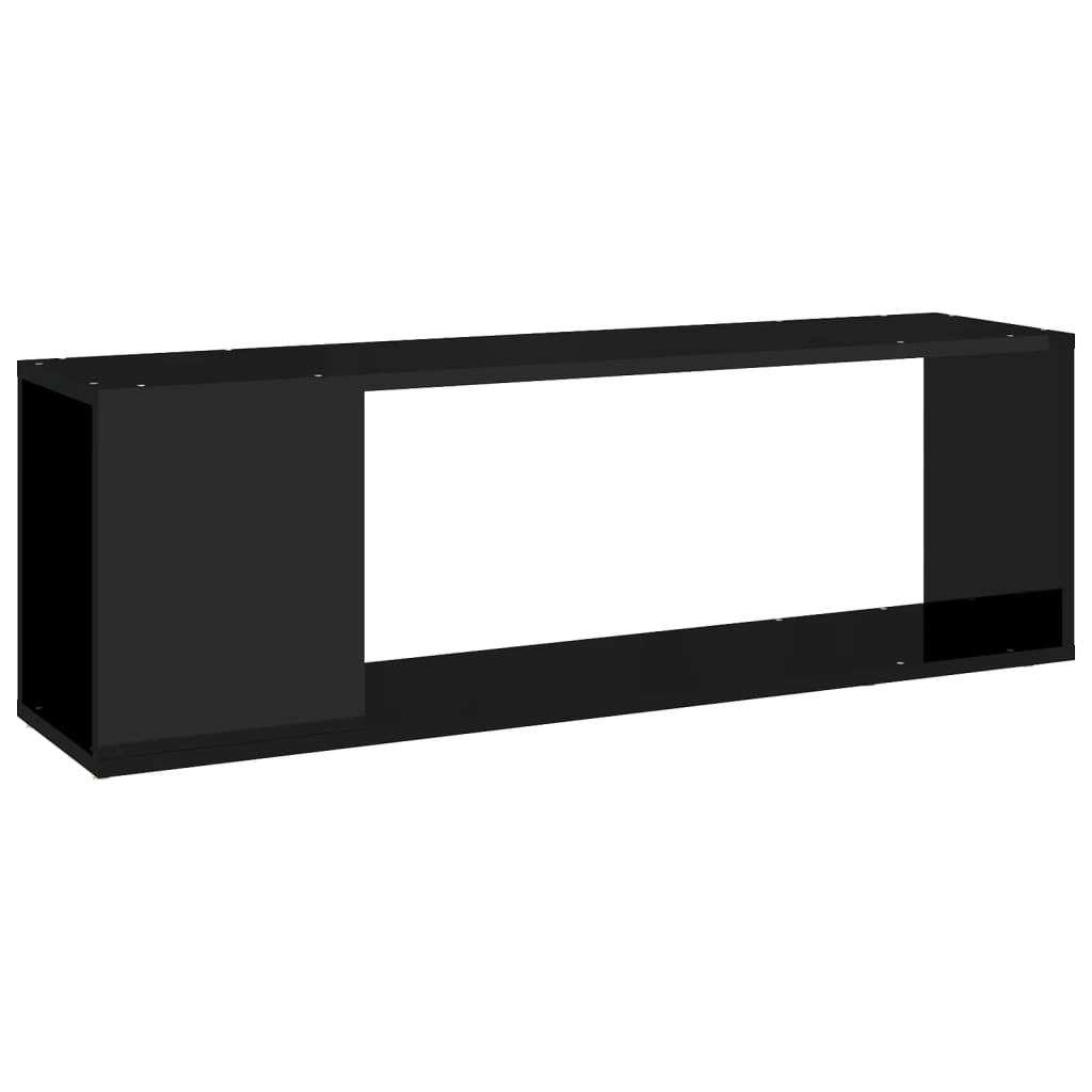 TV-taso korkeakiilto musta 100x24x32 cm - Sisustajankoti.fi