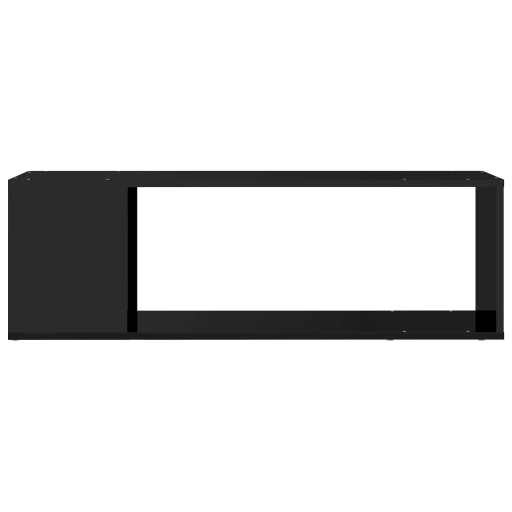 TV-taso korkeakiilto musta 100x24x32 cm - Sisustajankoti.fi