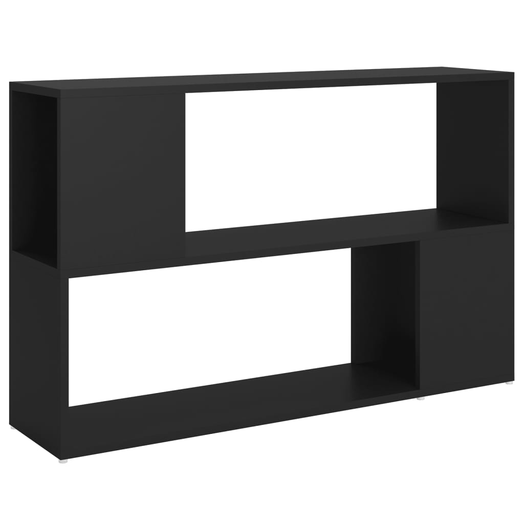 Kirjahylly musta 100x24x63 cm lastulevy - Sisustajankoti.fi