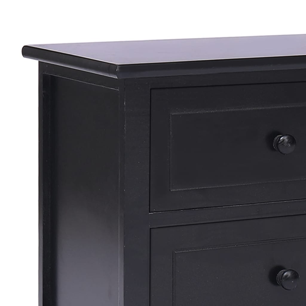 TV-taso musta 108x30x40 cm täysi keisaripuu - Sisustajankoti.fi