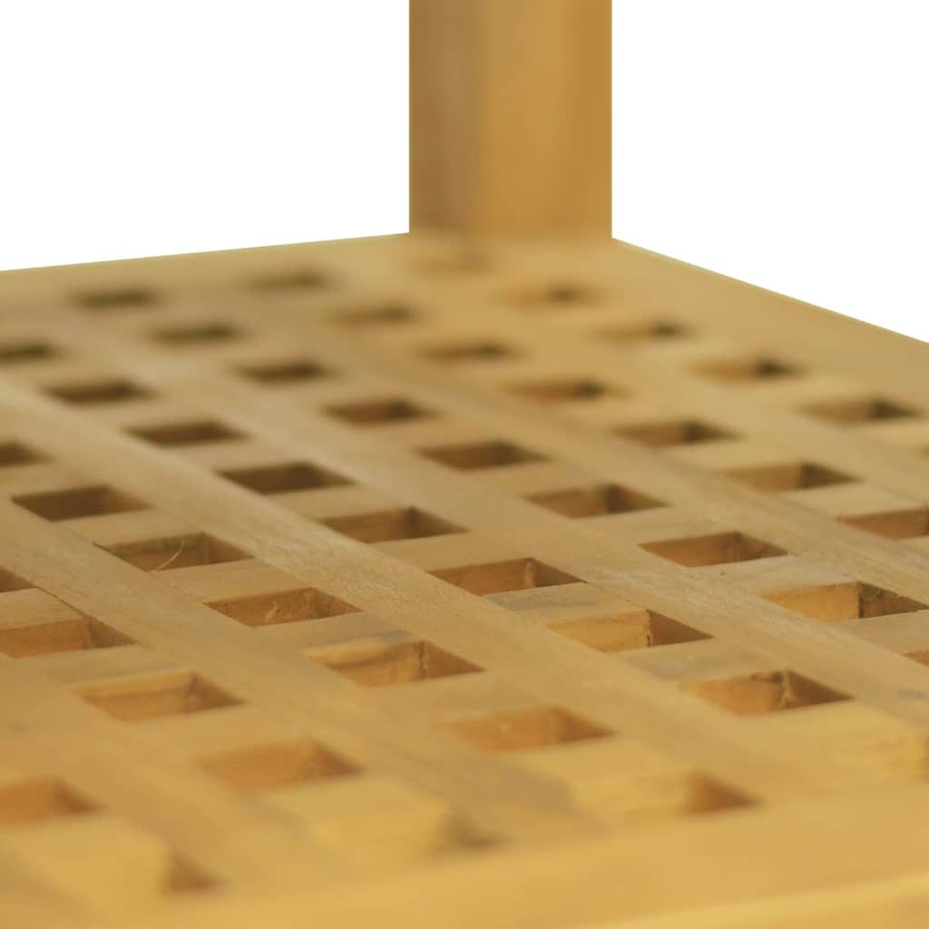 Sohvapöytä 60x60x40 cm täysi tiikki - Sisustajankoti.fi