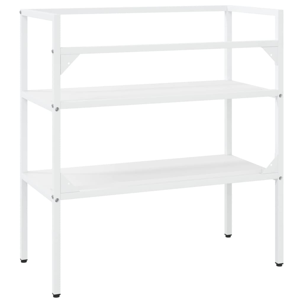 Kylpyhuoneen pesualtaan kehys valkoinen 79x38x83 cm rauta - Sisustajankoti.fi