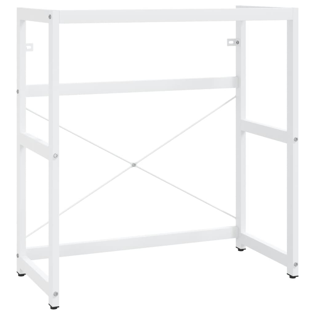 Kylpyhuoneen pesualtaan kehys valkoinen 79x38x83 cm rauta - Sisustajankoti.fi