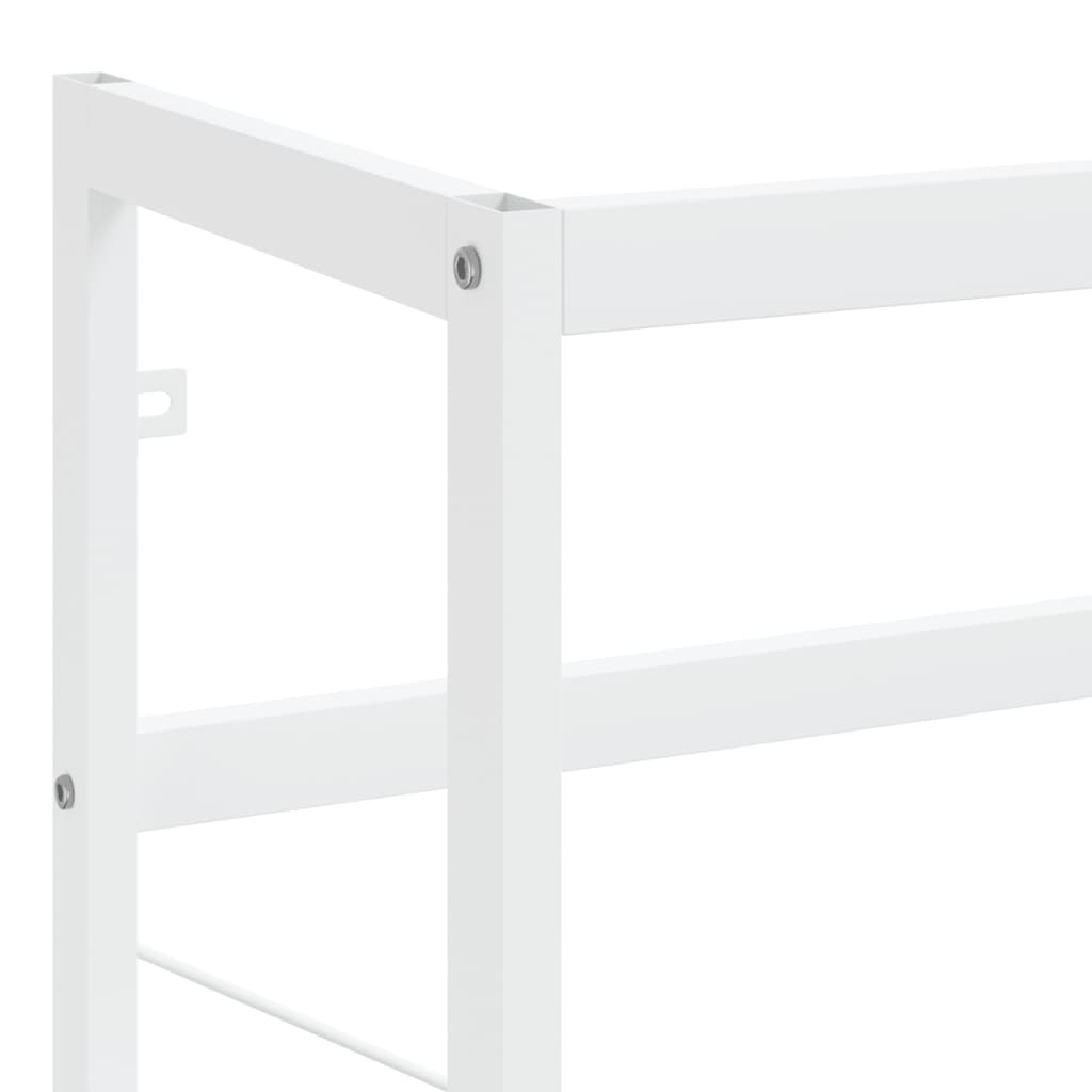Kylpyhuoneen pesualtaan kehys valkoinen 79x38x83 cm rauta - Sisustajankoti.fi