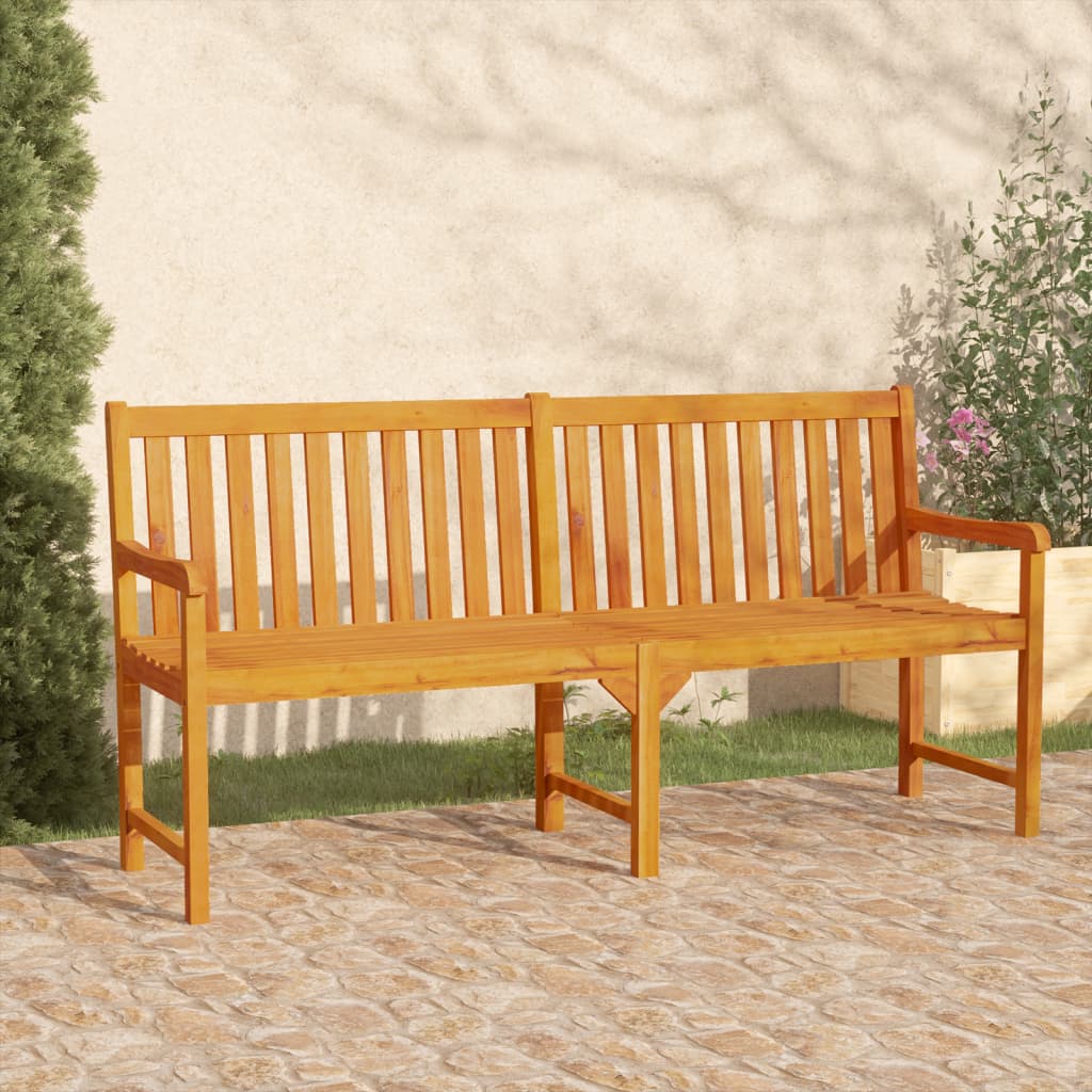 Puutarhapenkki 180 cm täysi akaasiapuu - Sisustajankoti.fi