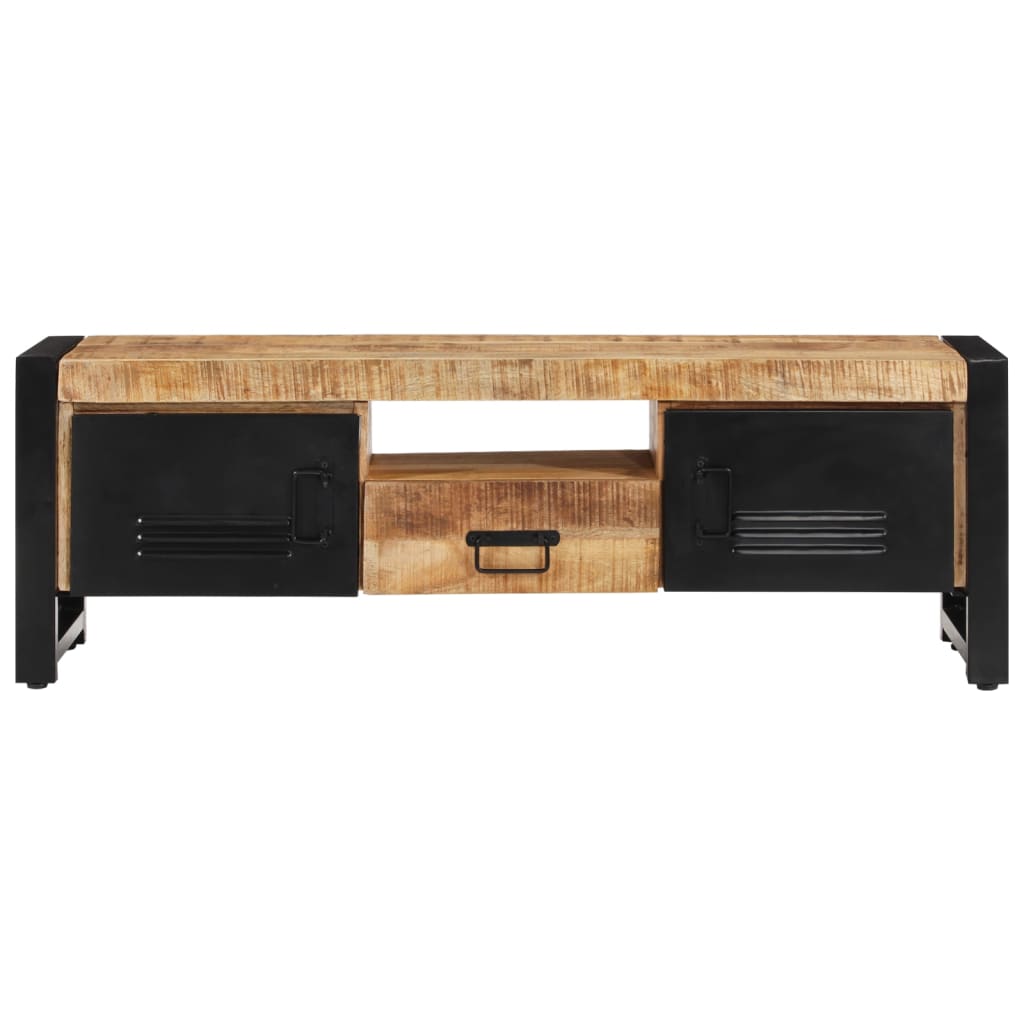 TV-taso 120x30x40 cm täysi mangopuu - Sisustajankoti.fi