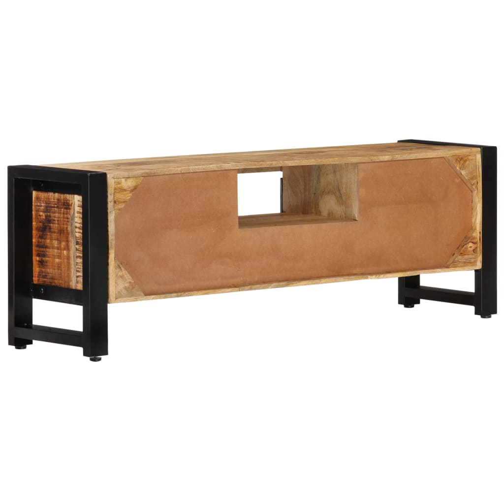 TV-taso 120x30x40 cm täysi mangopuu - Sisustajankoti.fi