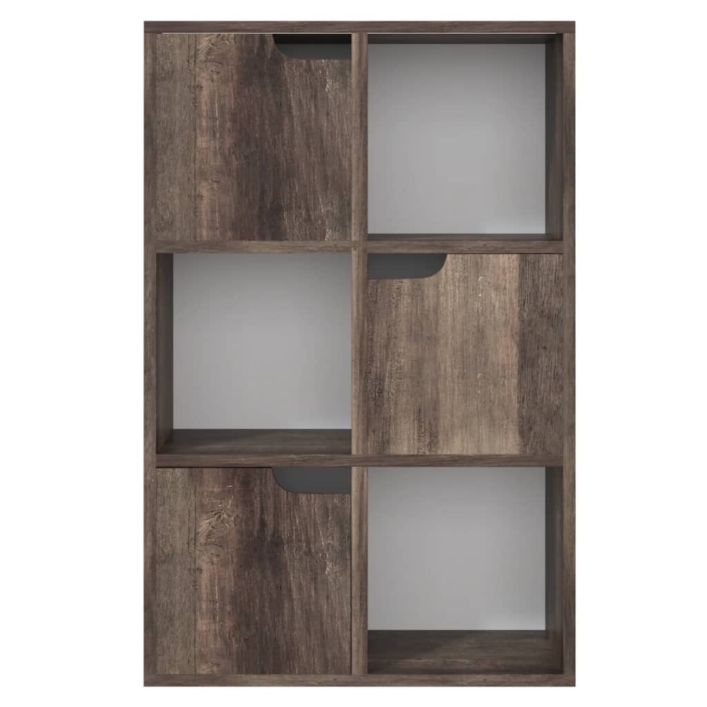 Kirjahylly savutammi 60x27,5x88 cm lastulevy - Sisustajankoti.fi