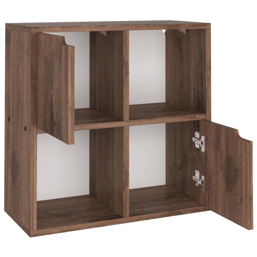 Kirjahylly savutammi 60x27,5x59,5 cm lastulevy - Sisustajankoti.fi