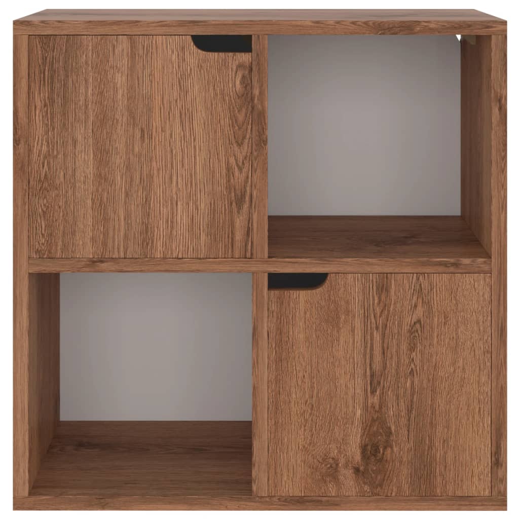 Kirjahylly ruskea tammi 60x27,5x59,5 cm lastulevy - Sisustajankoti.fi