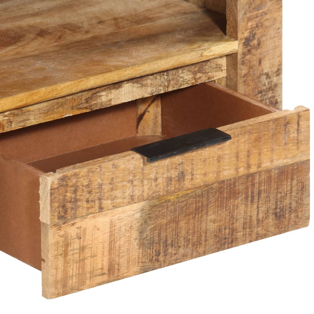 TV-taso 110x30x40 cm karkea mangopuu - Sisustajankoti.fi