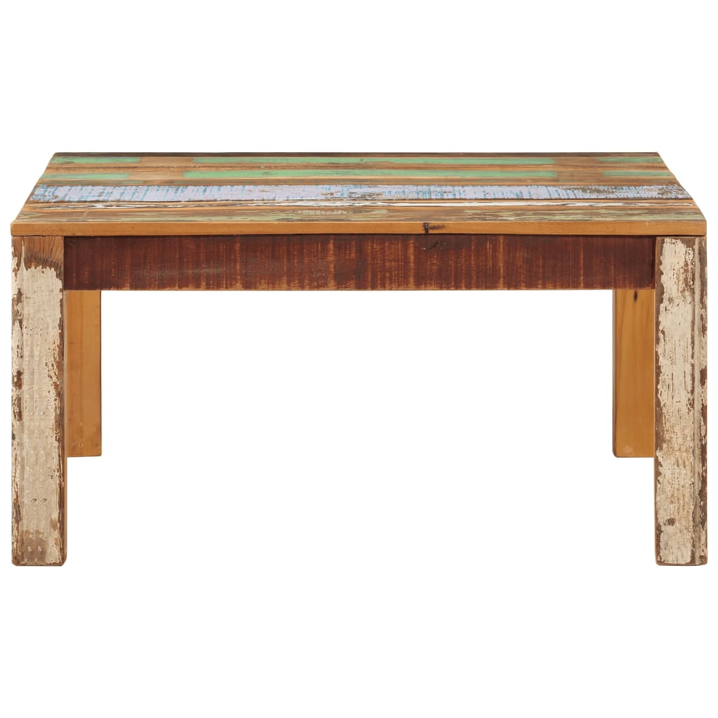 Sohvapöytä 80x80x40 cm kierrätetty täyspuu - Sisustajankoti.fi