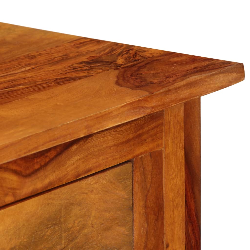 Senkki 3 laatikolla 110x30x80 cm täysi akasiapuu - Sisustajankoti.fi
