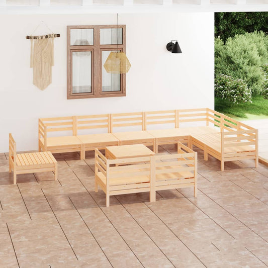 11-osainen puutarhasohvasarja täysi mänty - Sisustajankoti.fi